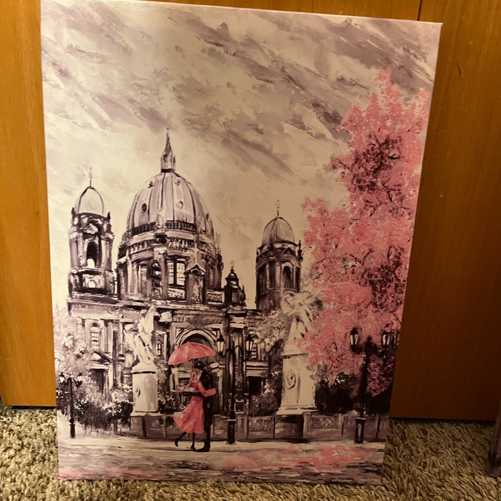 𝗣𝗶𝗻𝗸 𝗮𝗻𝗱 𝗕𝗹𝗮𝗰𝗸 𝗪𝗮𝗹𝗹 𝗖𝗮𝗻𝘃𝗮𝘀 - Picture 3 of 5